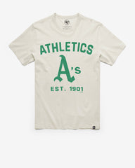 ATHLETICS BASEBALL COOPERSTOWN DUSTER '47 FRANKLIN TEE