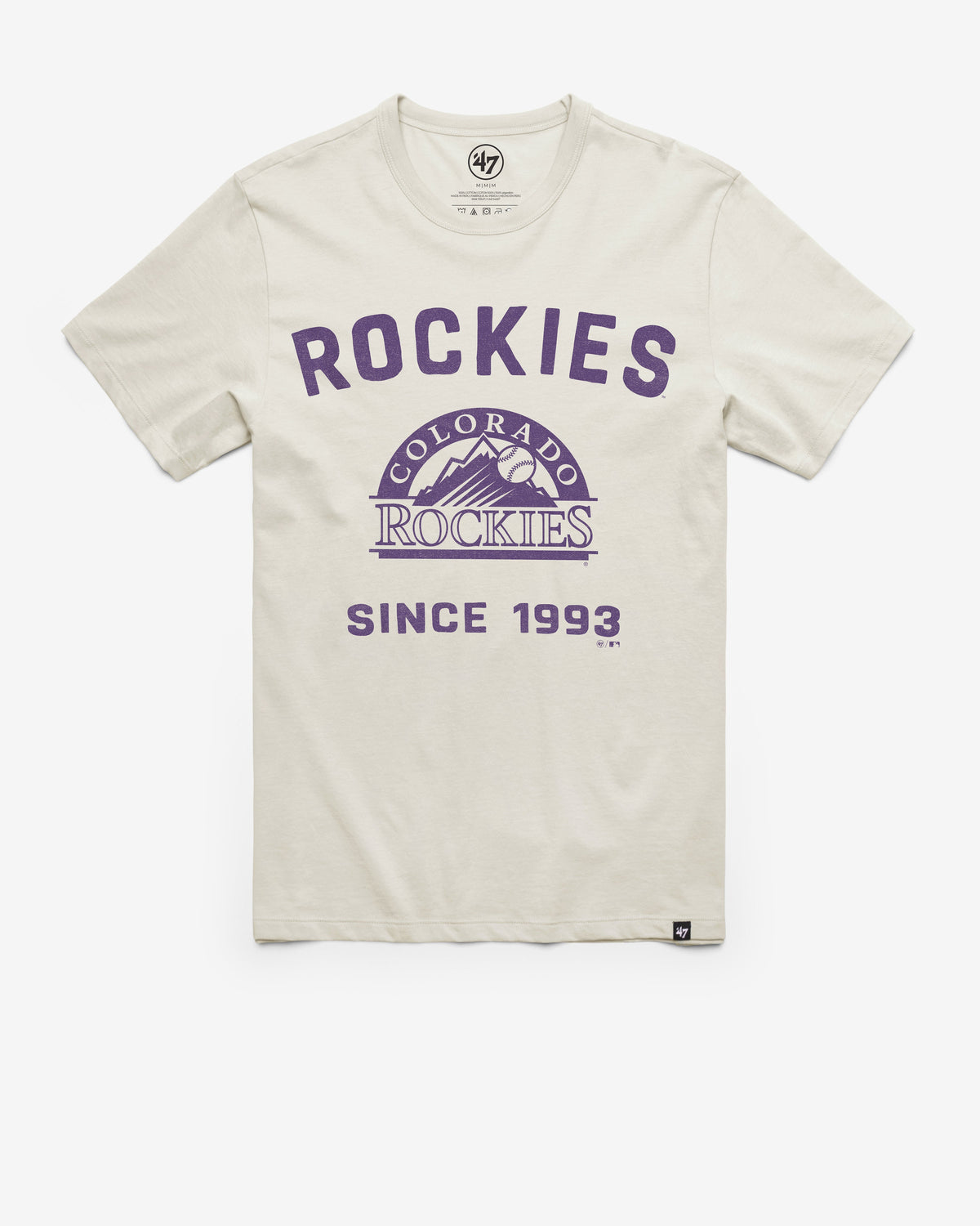 COLORADO ROCKIES COOPERSTOWN DUSTER '47 FRANKLIN TEE