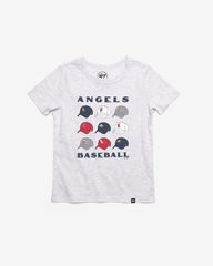 LOS ANGELES ANGELS COOPERSTOWN CAP OFF '47 KID'S FRANKLIN TEE