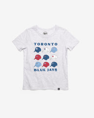 TORONTO BLUE JAYS COOPERSTOWN CAP OFF '47 KID'S FRANKLIN TEE