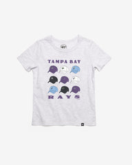 TAMPA BAY RAYS COOPERSTOWN CAP OFF '47 KID'S FRANKLIN TEE