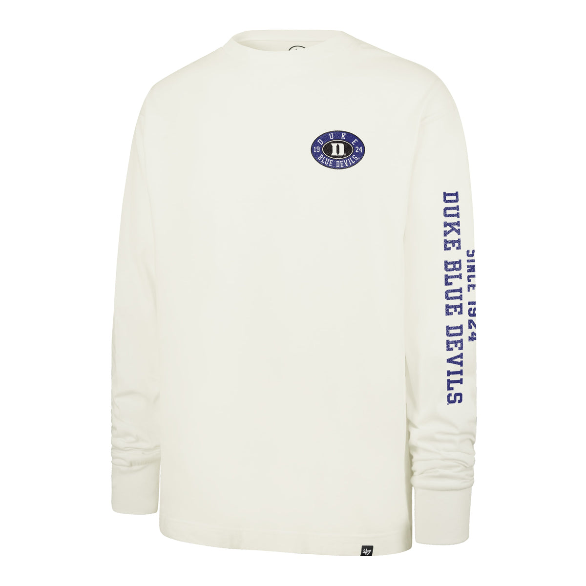 DUKE BLUE DEVILS TIDE SWEEP '47 MONTAUK FOUNDATION LONG SLEEVE TEE
