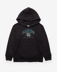 MIAMI MARLINS COOPERSTOWN DOUBLE HEADER '47 KID'S HEADLINE HOOD