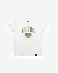 ATHLETICS COOPERSTOWN DOUBLE HEADER '47 KID'S FRANKLIN TEE