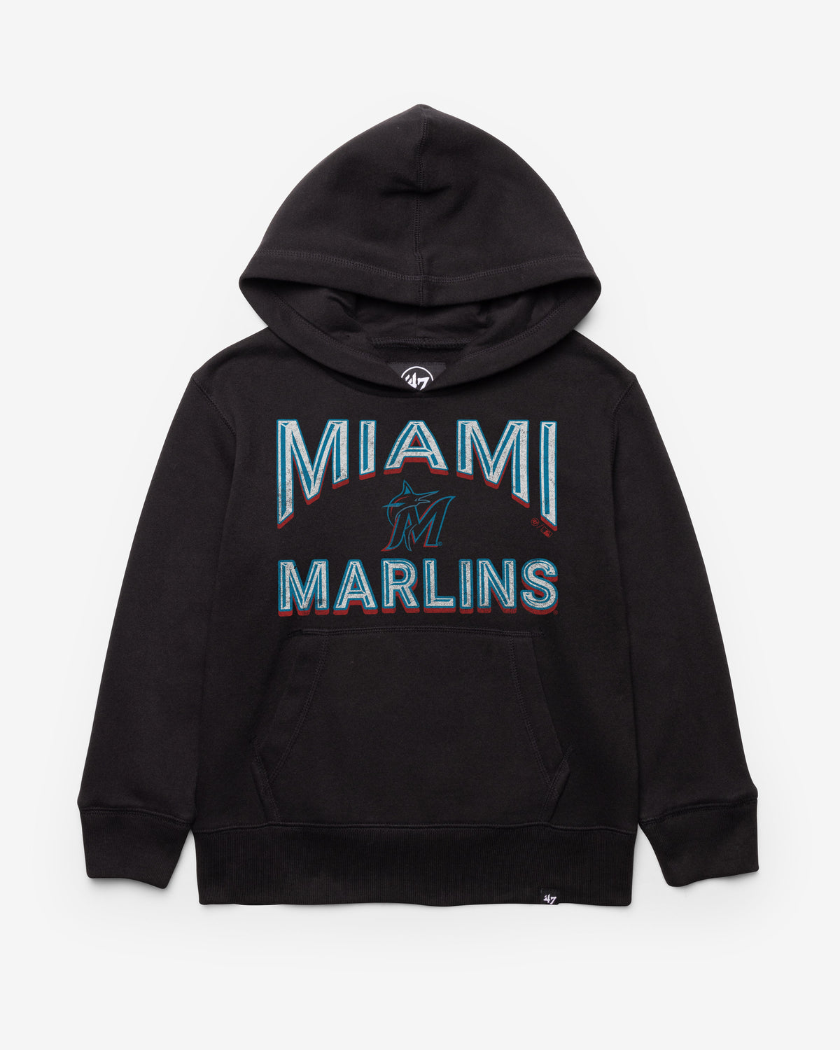 MIAMI MARLINS FAN OUT '47 KID'S HEADLINE HOOD