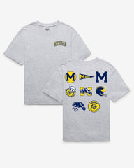 MICHIGAN WOLVERINES VINTAGE HISTORY LOCK '47 FOUNDATION TEE