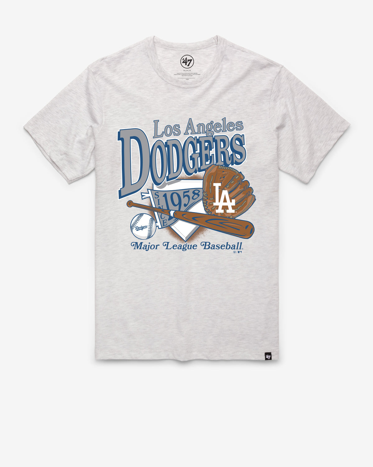 LOS ANGELES DODGERS AT BAT '47 FRANKLIN TEE