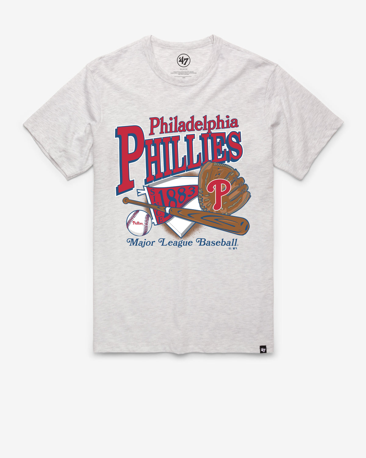 PHILADELPHIA PHILLIES AT BAT '47 FRANKLIN TEE