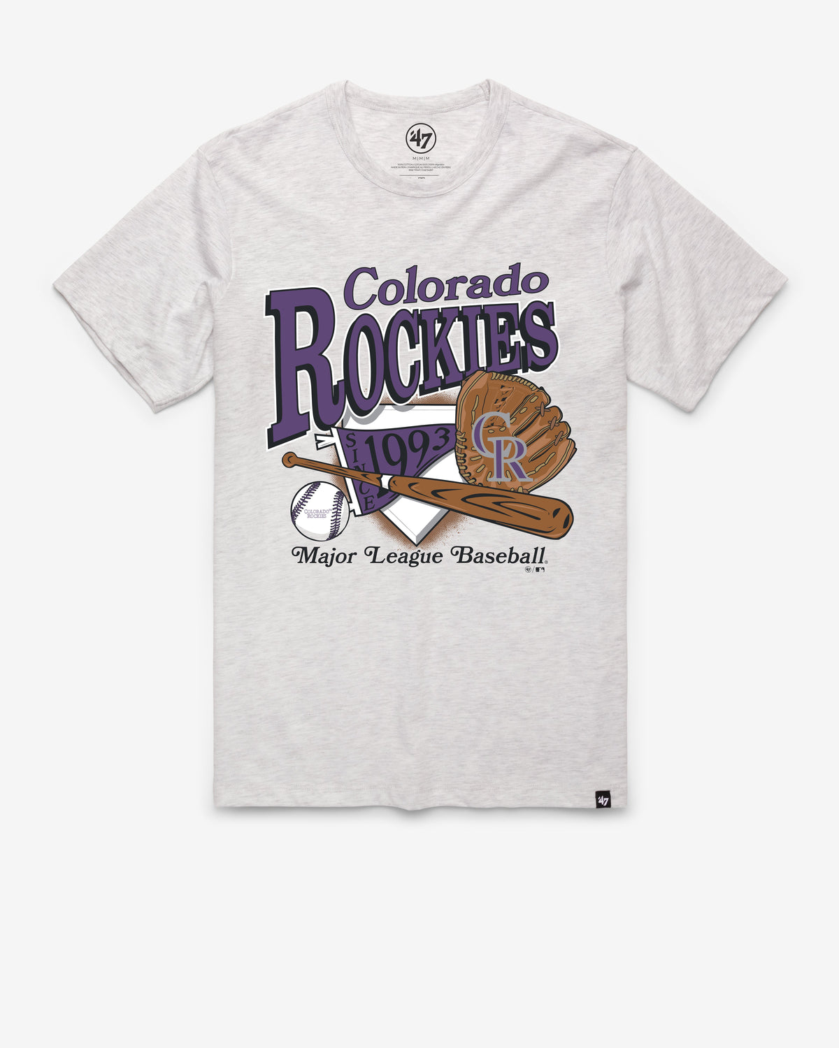COLORADO ROCKIES AT BAT '47 FRANKLIN TEE