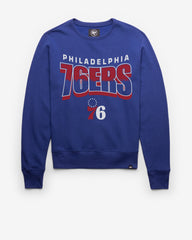 PHILADELPHIA 76ERS BRUSH BY '47 HEADLINE CREW
