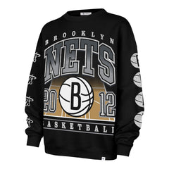 BROOKLYN NETS GO BIG '47 OVERSIZED CREW WOMENS