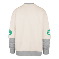 BOSTON CELTICS TRIFECTA '47 DOUBLE LAYERED SNAP CREW