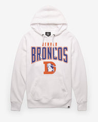 DENVER BRONCOS HISTORIC TEAM ELEMENTS ARCH '47  HEADLINE HOOD