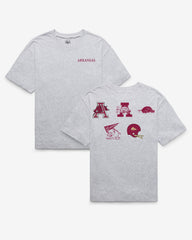 ARKANSAS RAZORBACKS VINTAGE HISTORY LOCK '47 FOUNDATION TEE
