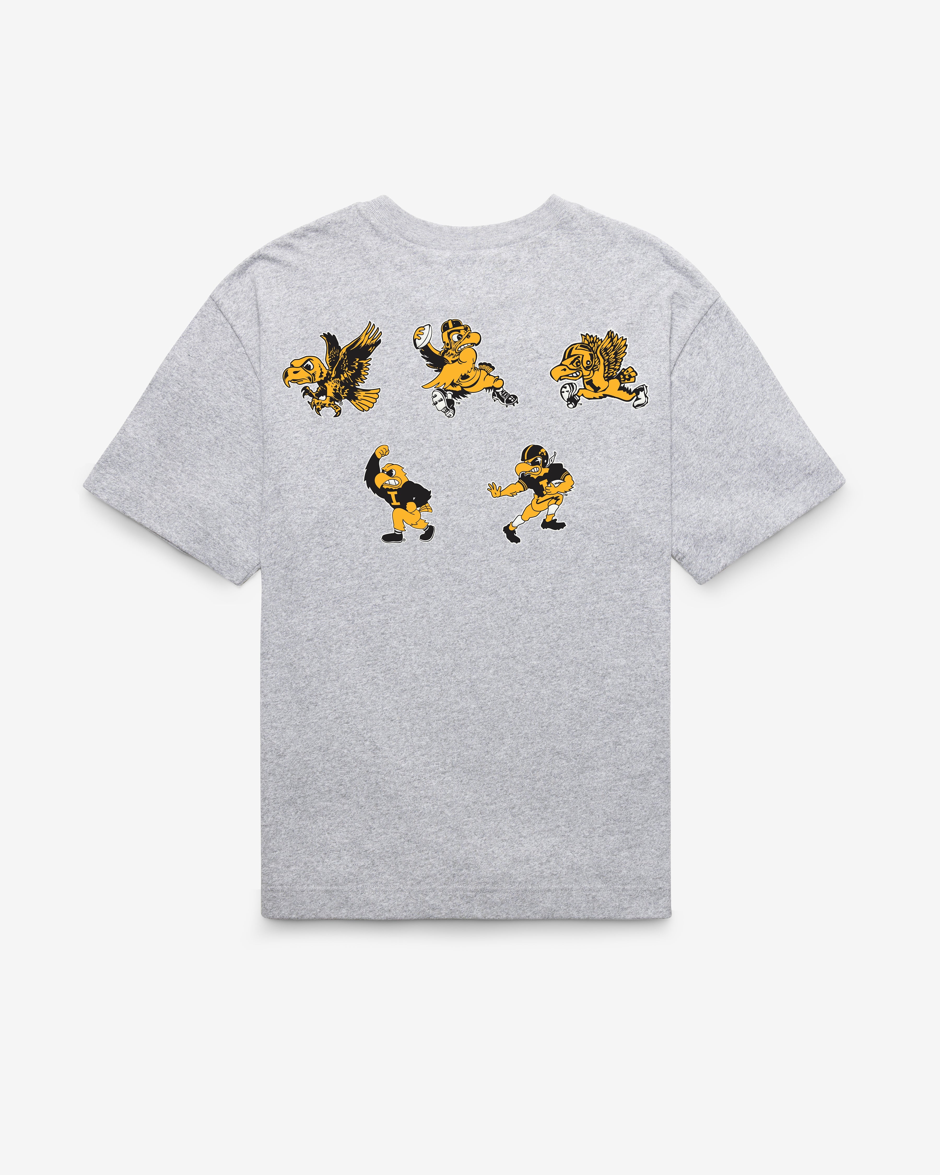 IOWA HAWKEYES VINTAGE HISTORY LOCK '47 FOUNDATION TEE