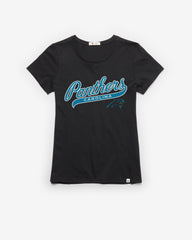 CAROLINA PANTHERS TAIL SWEEP '47 FRANKIE TEE WOMENS
