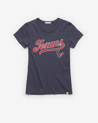 HOUSTON TEXANS TAIL SWEEP '47 FRANKIE TEE WOMENS