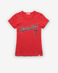 TEXAS TECH RED RAIDERS TAIL SWEEP '47 FRANKIE TEE WOMENS