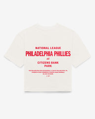 PHILADELPHIA PHILLIES LEON '47 FOUNDATION CITY TEE WOMENS
