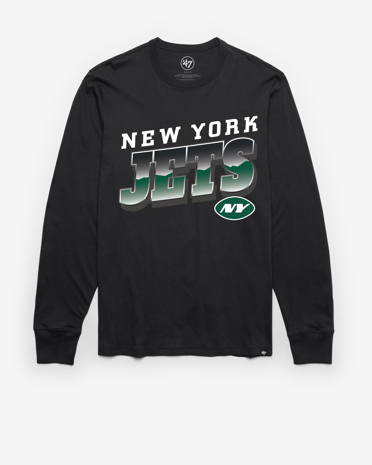 NEW YORK JETS POLISHED '47 FRANKLIN LONG SLEEVE TEE