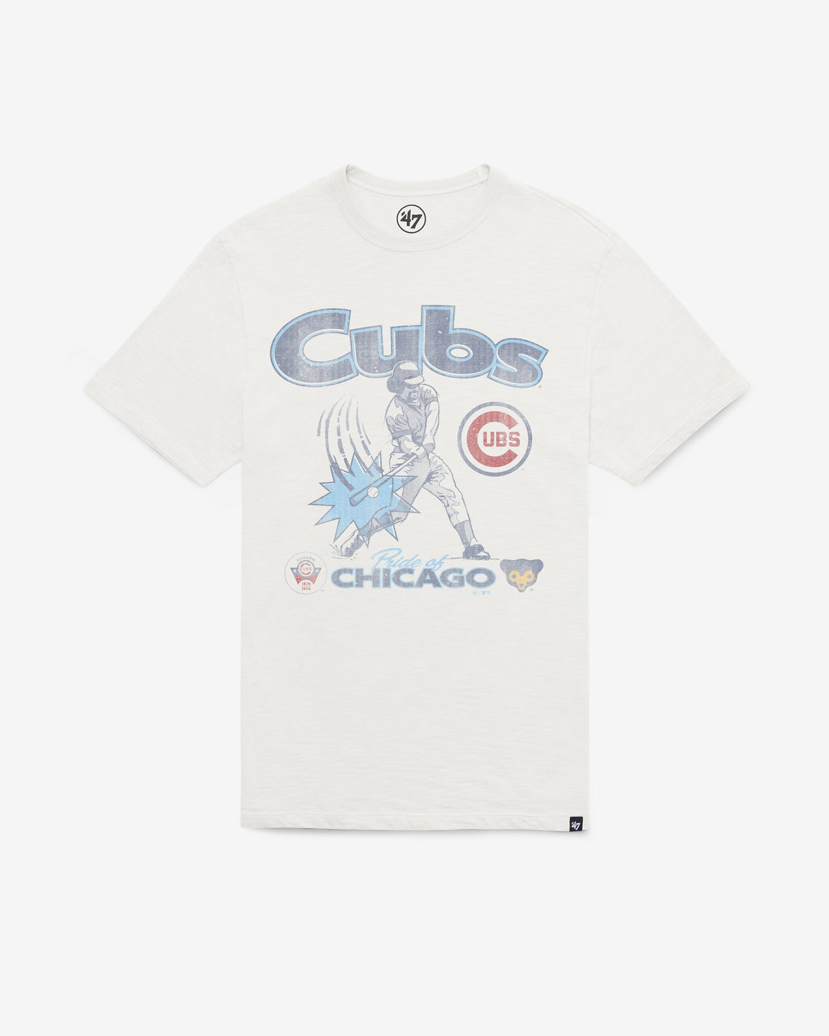 CHICAGO CUBS COOPERSTOWN SWINGIN' '47 SCRUM TEE