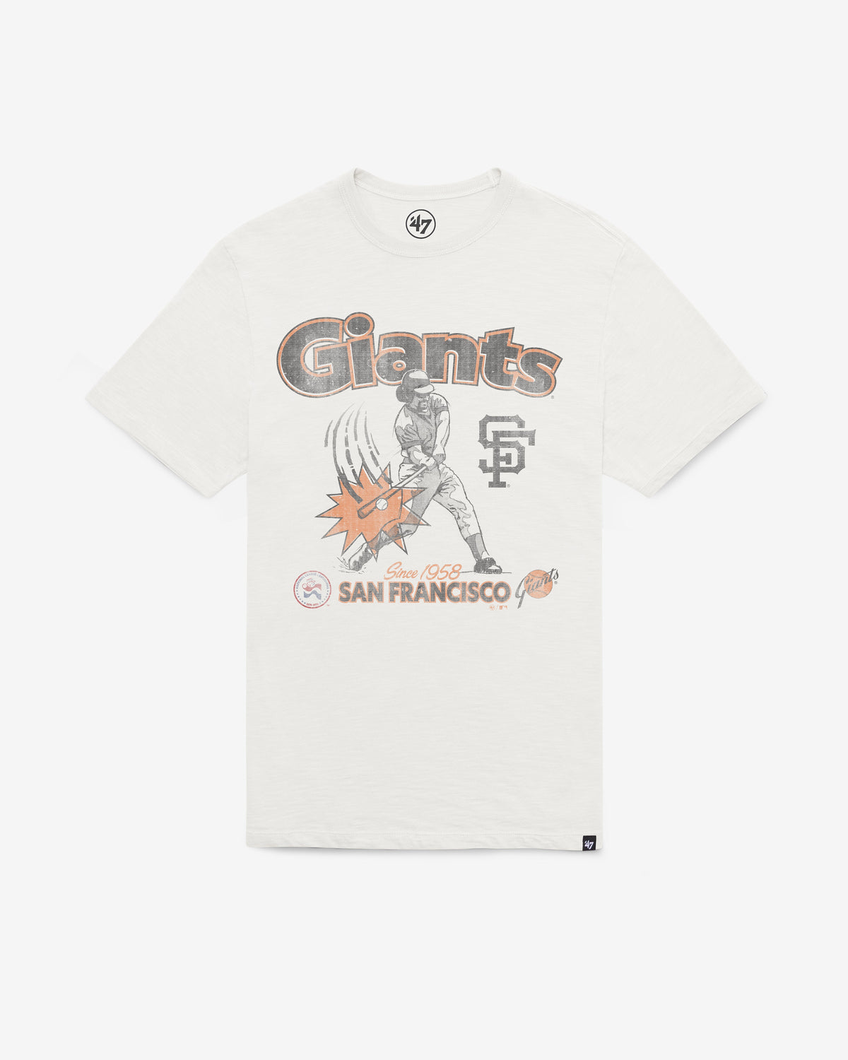 SAN FRANCISCO GIANTS COOPERSTOWN SWINGIN' '47 SCRUM TEE