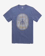 SEATTLE MARINERS COOPERSTOWN CROSS PATCH '47 SCRUM TEE