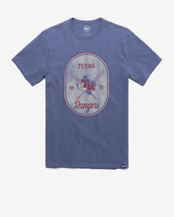 TEXAS RANGERS COOPERSTOWN CROSS PATCH '47 SCRUM TEE
