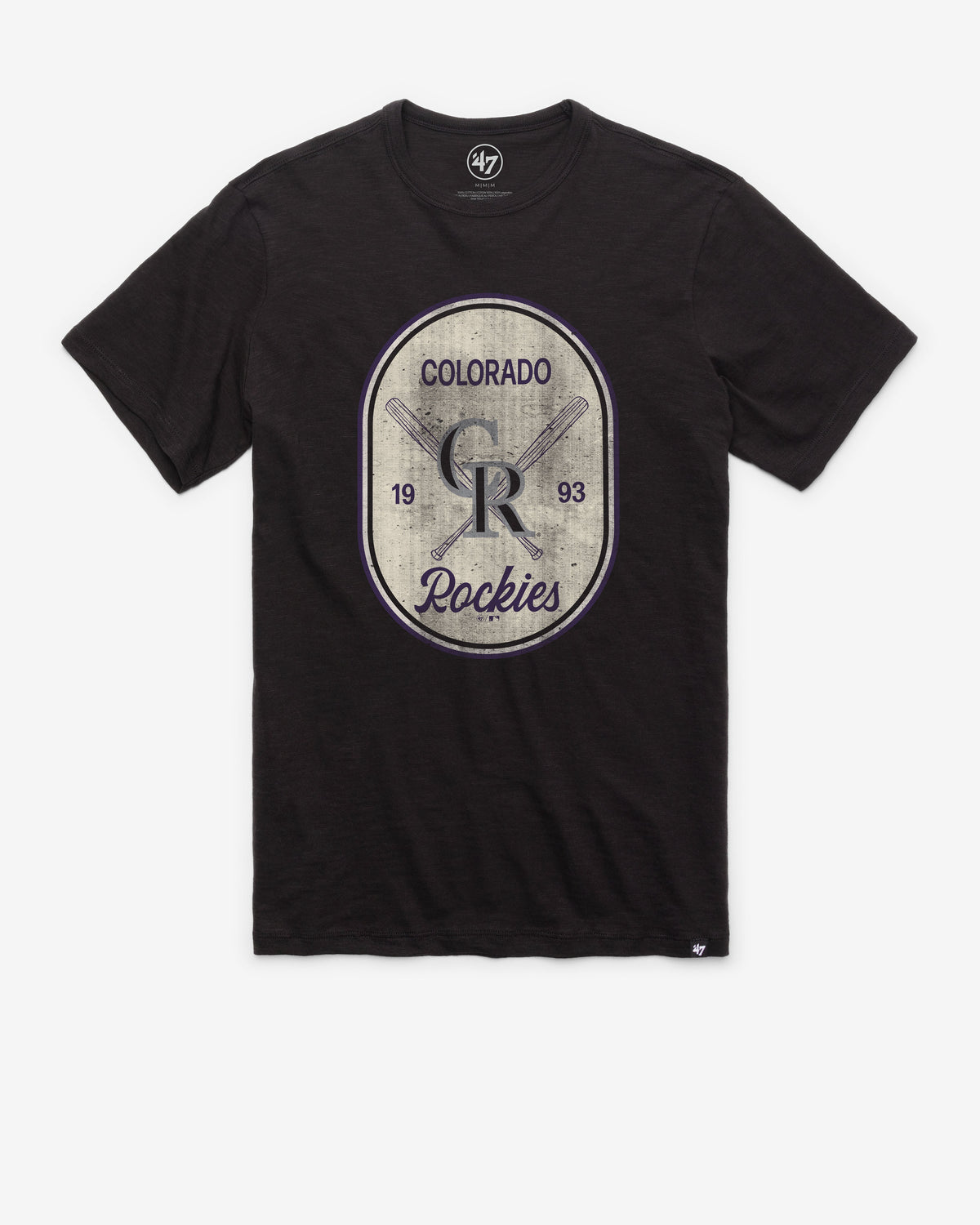 COLORADO ROCKIES COOPERSTOWN CROSS PATCH '47 SCRUM TEE