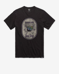 TAMPA BAY RAYS COOPERSTOWN CROSS PATCH '47 SCRUM TEE