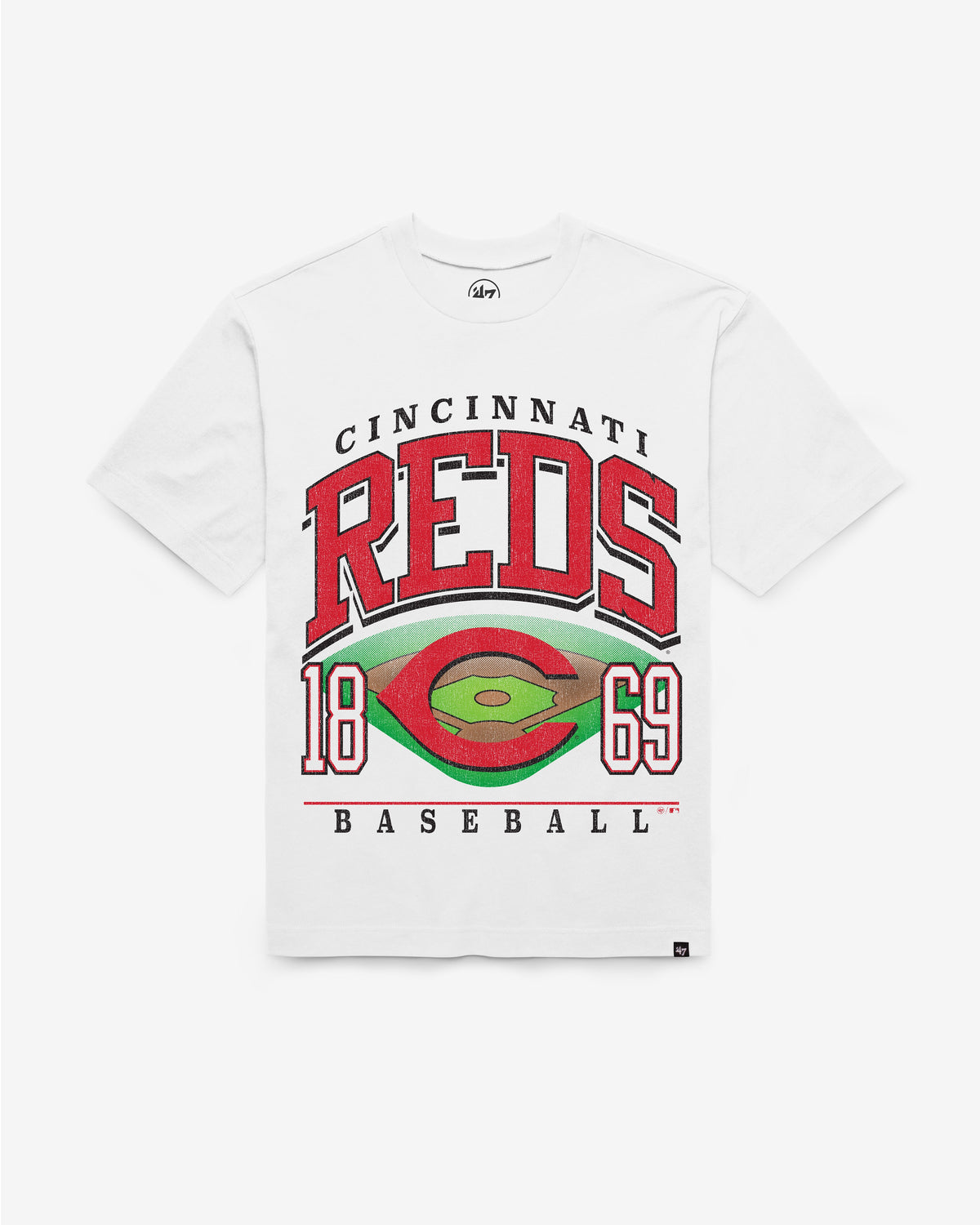 CINCINNATI REDS FIELD GENERAL '47 FOUNDATION TEE