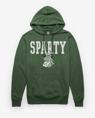 MICHIGAN STATE SPARTANS VINTAGE STRAIGHT BLOCK '47 HEADLINE HOOD