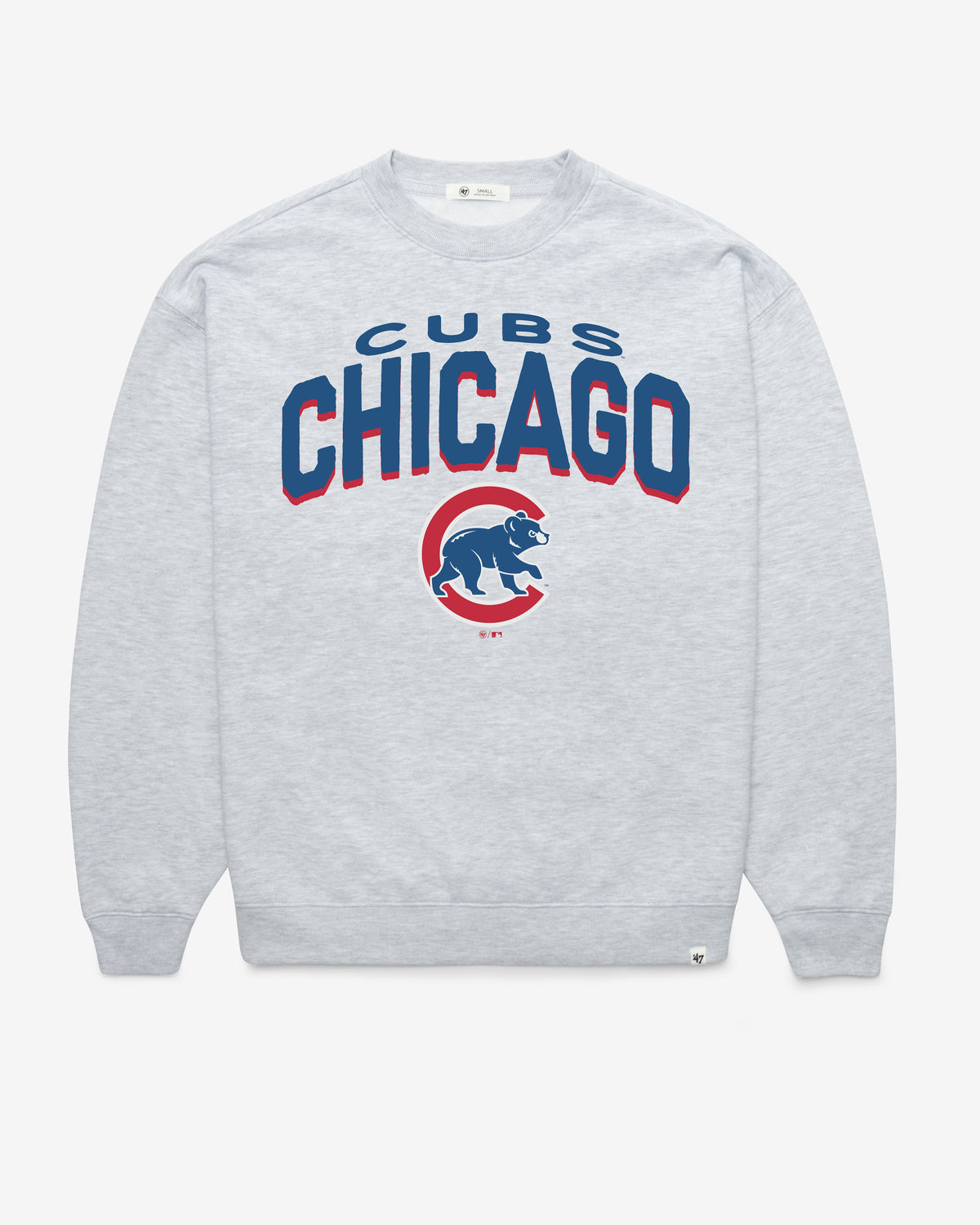 CHICAGO CUBS CAMPUS ARCH CLOUD '47 OVERSIZED CREW WOMENS