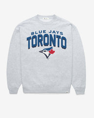 TORONTO BLUE JAYS CAMPUS ARCH CLOUD '47 OVERSIZED CREW WOMENS