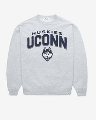 CONNECTICUT HUSKIES UCONN CAMPUS ARCH CLOUD '47 OVERSIZED CREW WOMENS