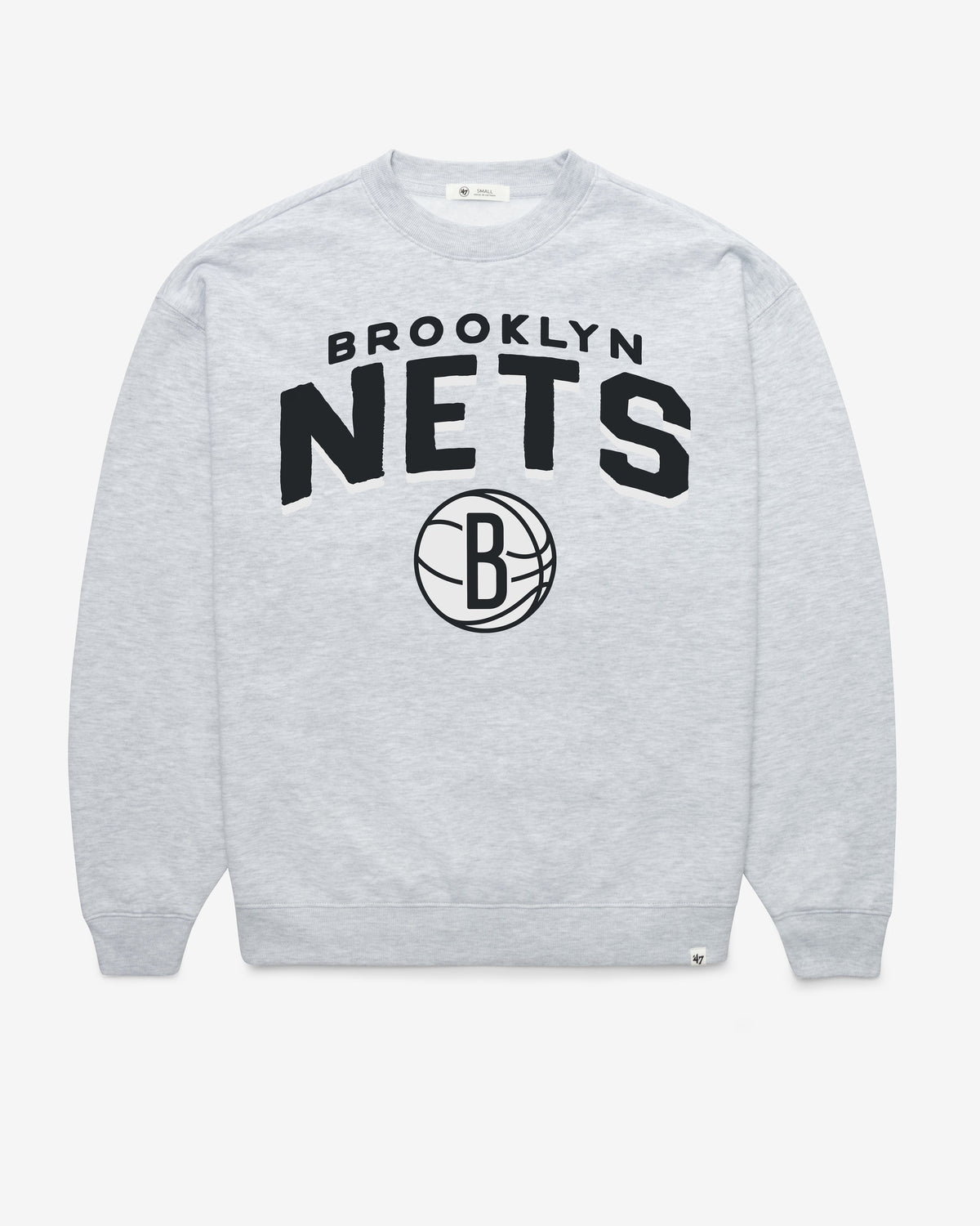 BROOKLYN NETS CAMPUS ARCH CLOUD '47 OVERSIZED CREW WOMENS