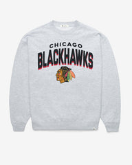 CHICAGO BLACKHAWKS CAMPUS ARCH CLOUD '47 OVERSIZED CREW WOMENS