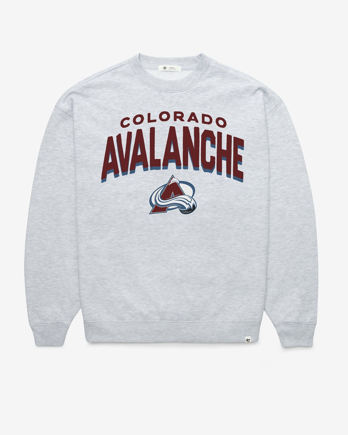 COLORADO AVALANCHE CAMPUS ARCH CLOUD '47 OVERSIZED CREW WOMENS