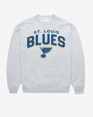 ST. LOUIS BLUES CAMPUS ARCH CLOUD '47 OVERSIZED CREW WOMENS