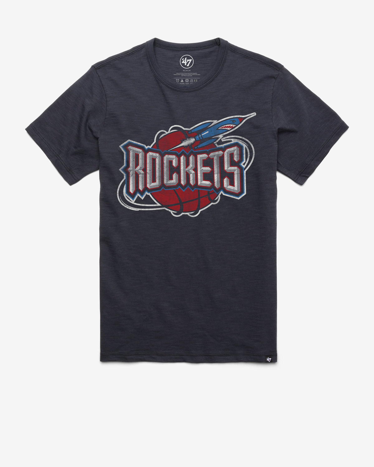 HOUSTON ROCKETS HARDWOOD CLASSICS GRIT '47 SCRUM TEE