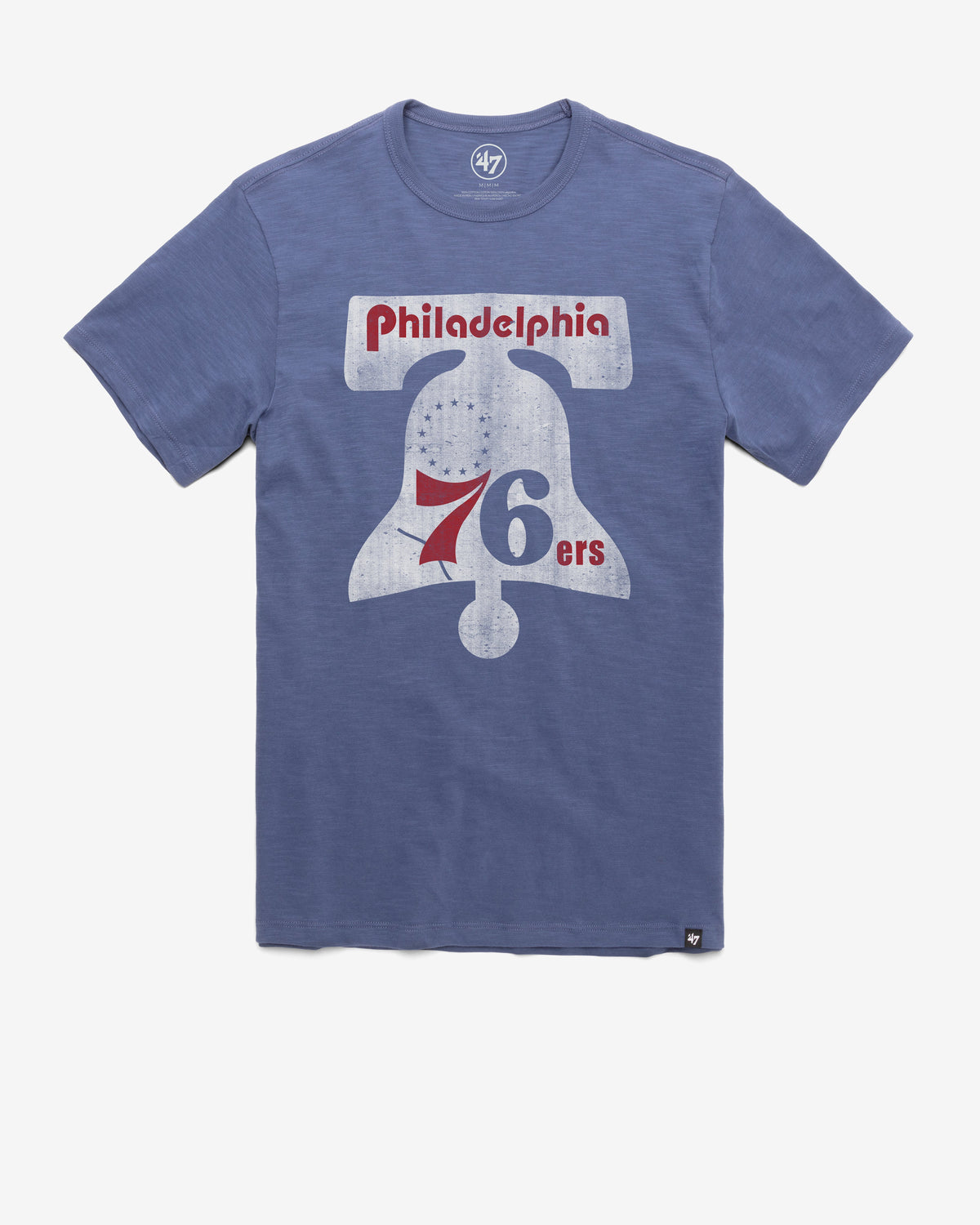 PHILADELPHIA 76ERS HARDWOOD CLASSICS GRIT '47 SCRUM TEE
