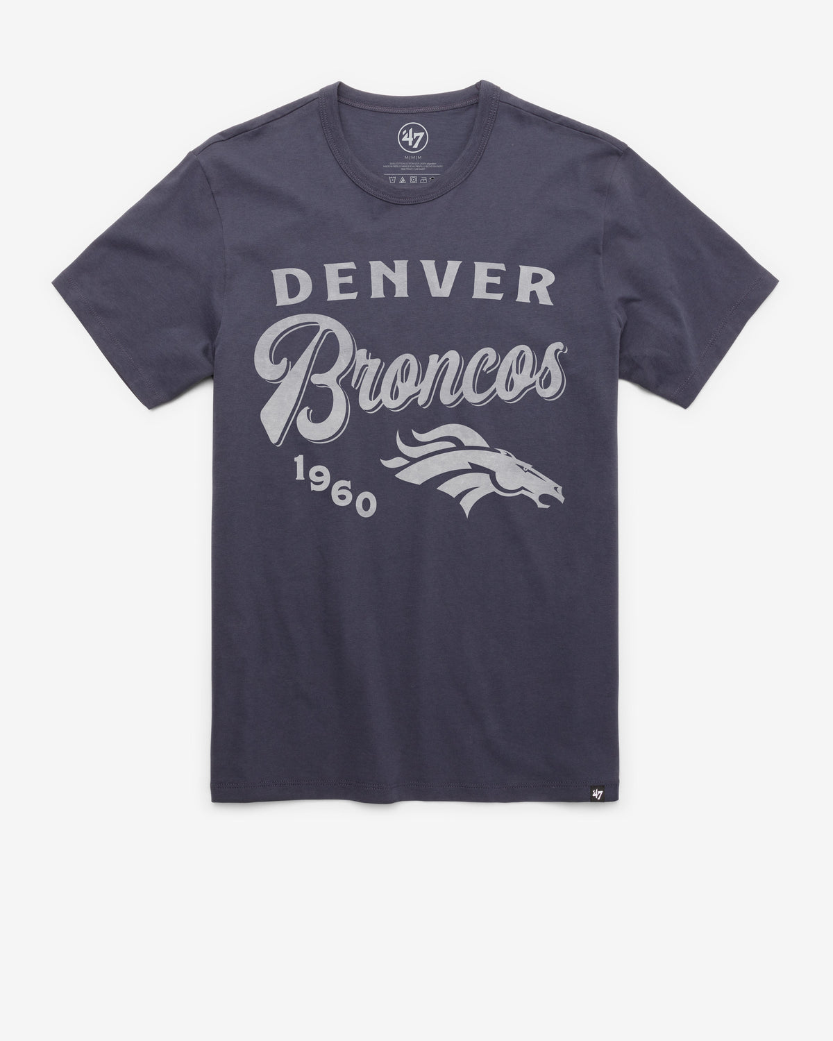 DENVER BRONCOS SCRIPT '47 FRANKLIN TEE
