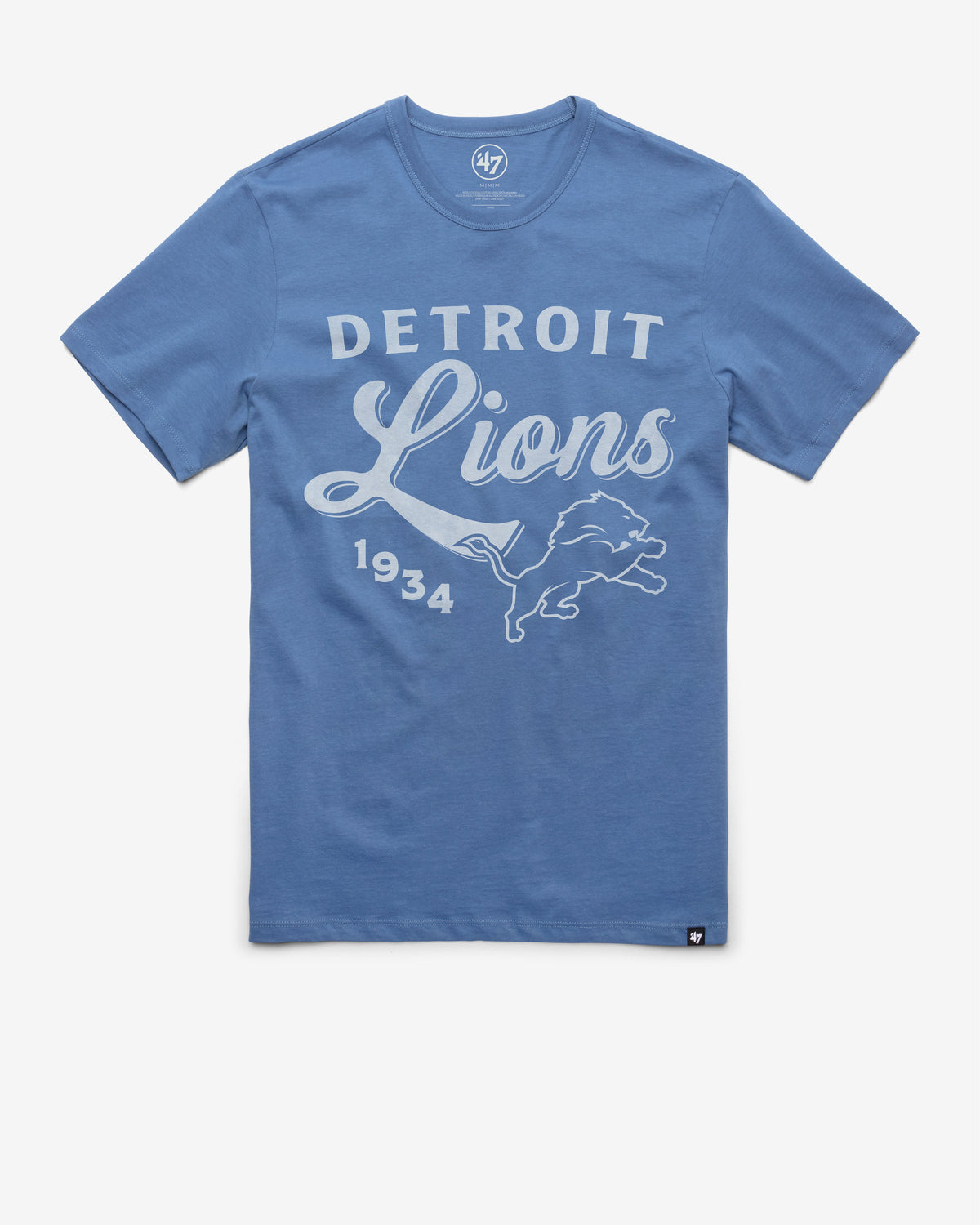 DETROIT LIONS SCRIPT '47 FRANKLIN TEE