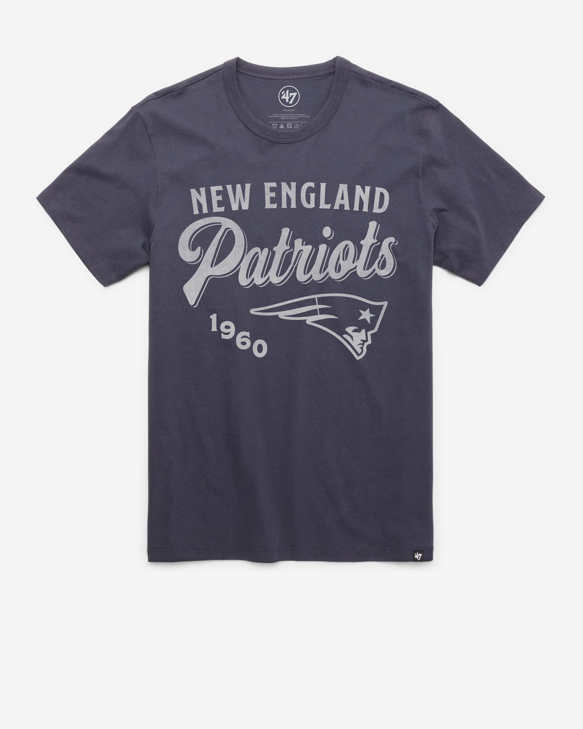 NEW ENGLAND PATRIOTS SCRIPT '47 FRANKLIN TEE