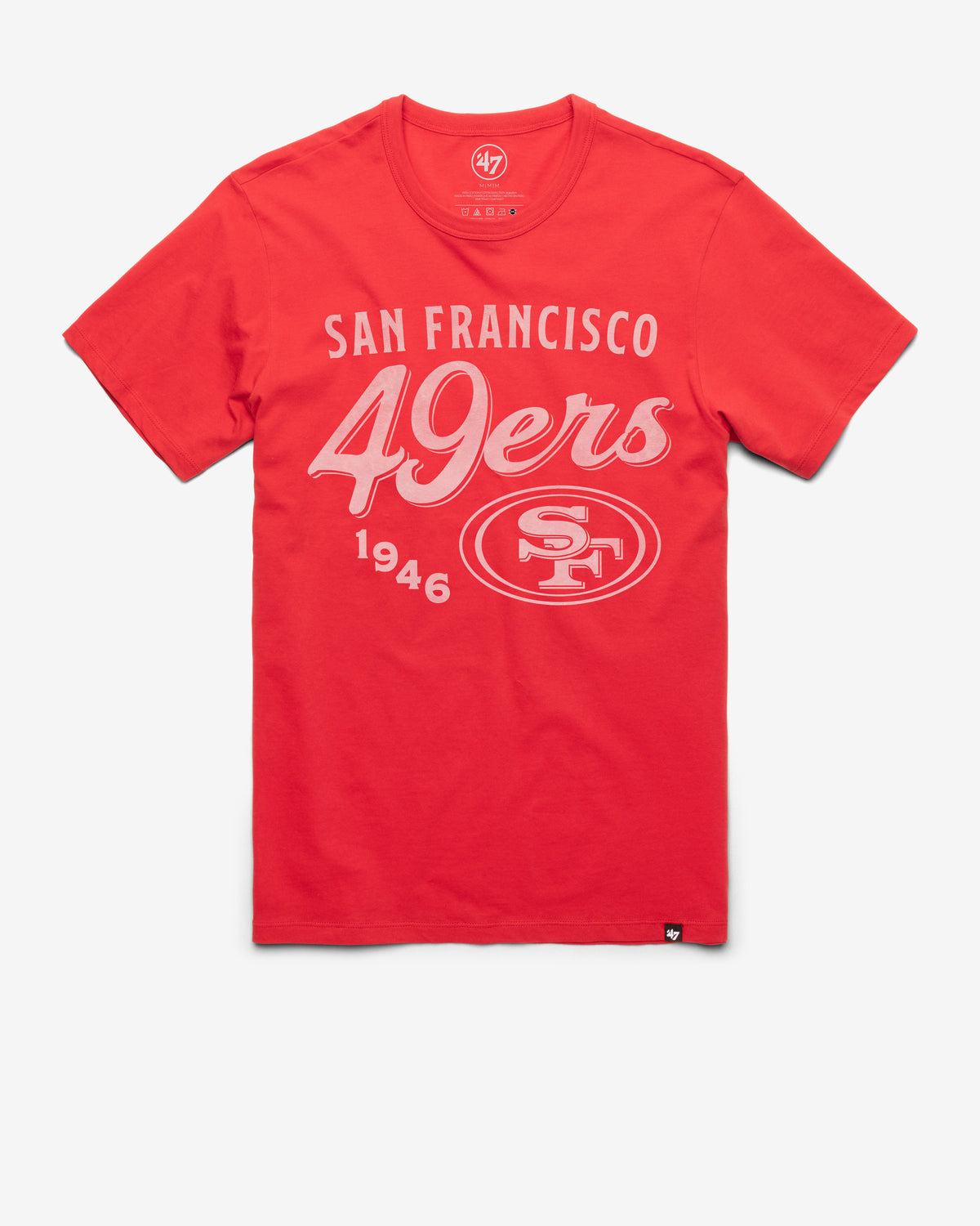 SAN FRANCISCO 49ERS SCRIPT '47 FRANKLIN TEE