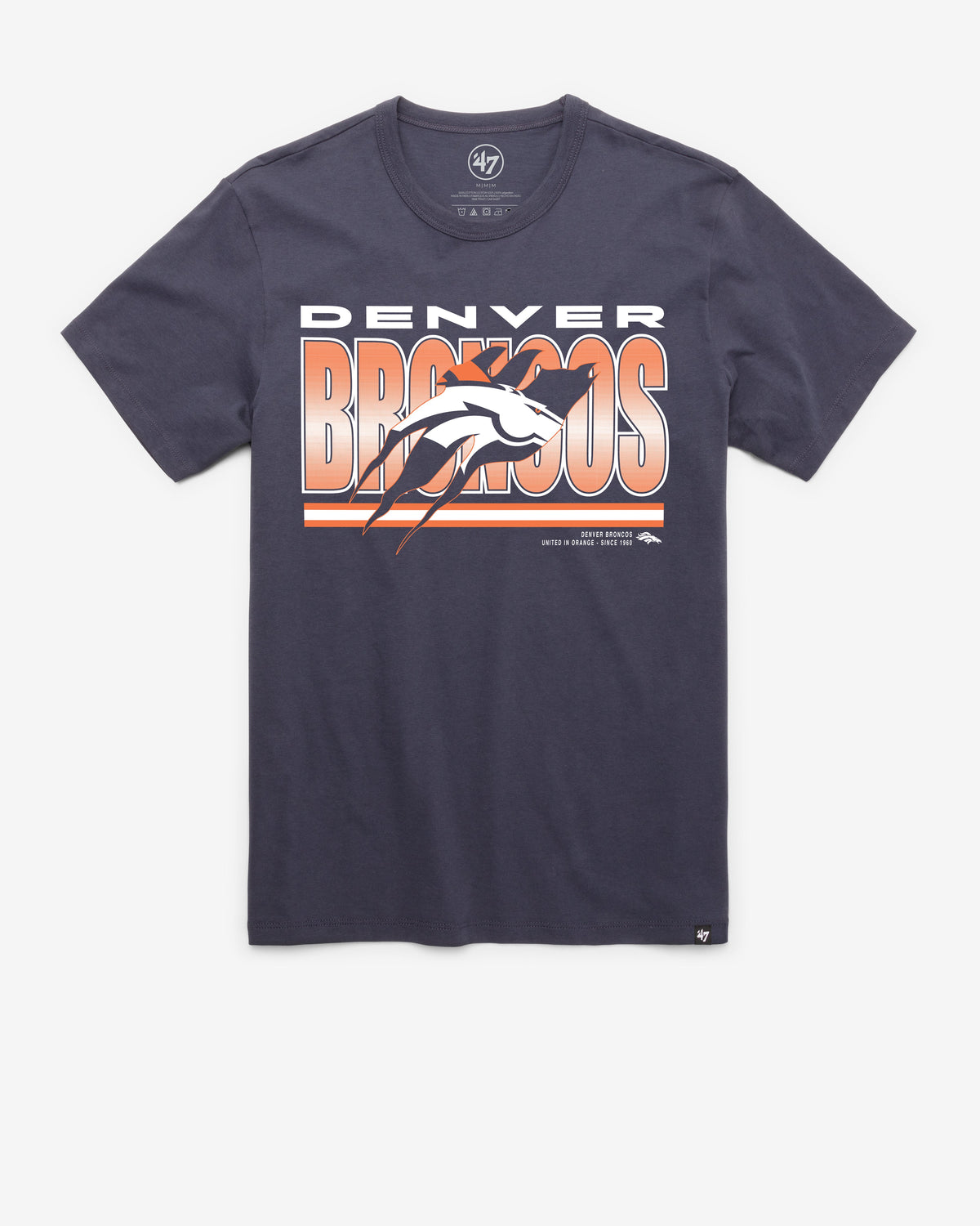 DENVER BRONCOS TEAM THUNDER RIP '47 FRANKLIN TEE
