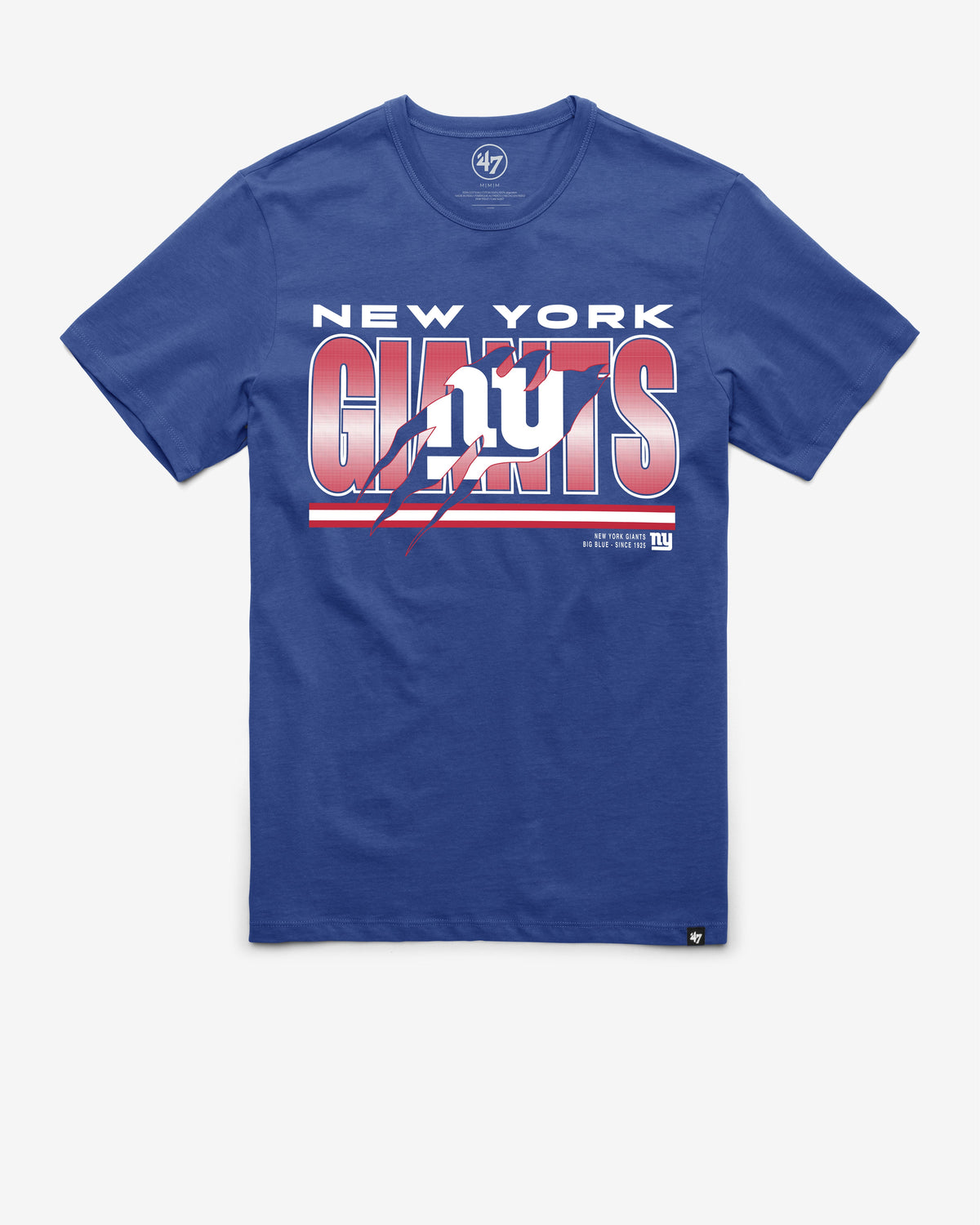 NEW YORK GIANTS TEAM THUNDER RIP '47 FRANKLIN TEE