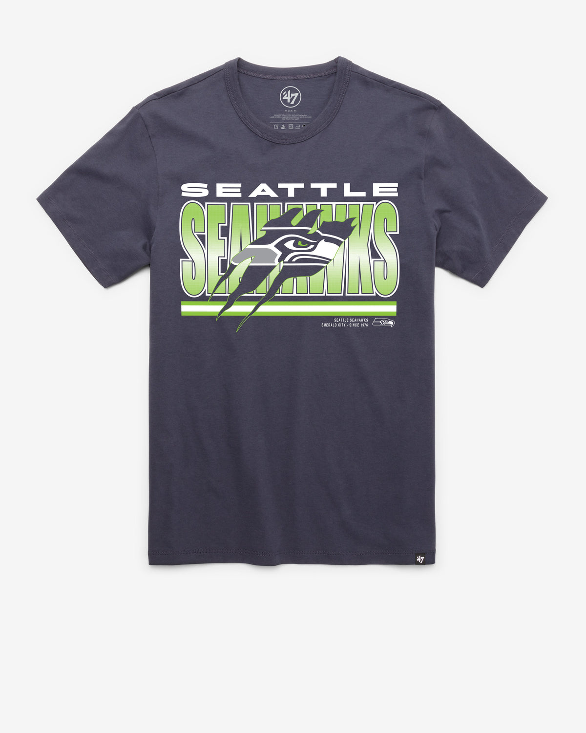 SEATTLE SEAHAWKS TEAM THUNDER RIP '47 FRANKLIN TEE