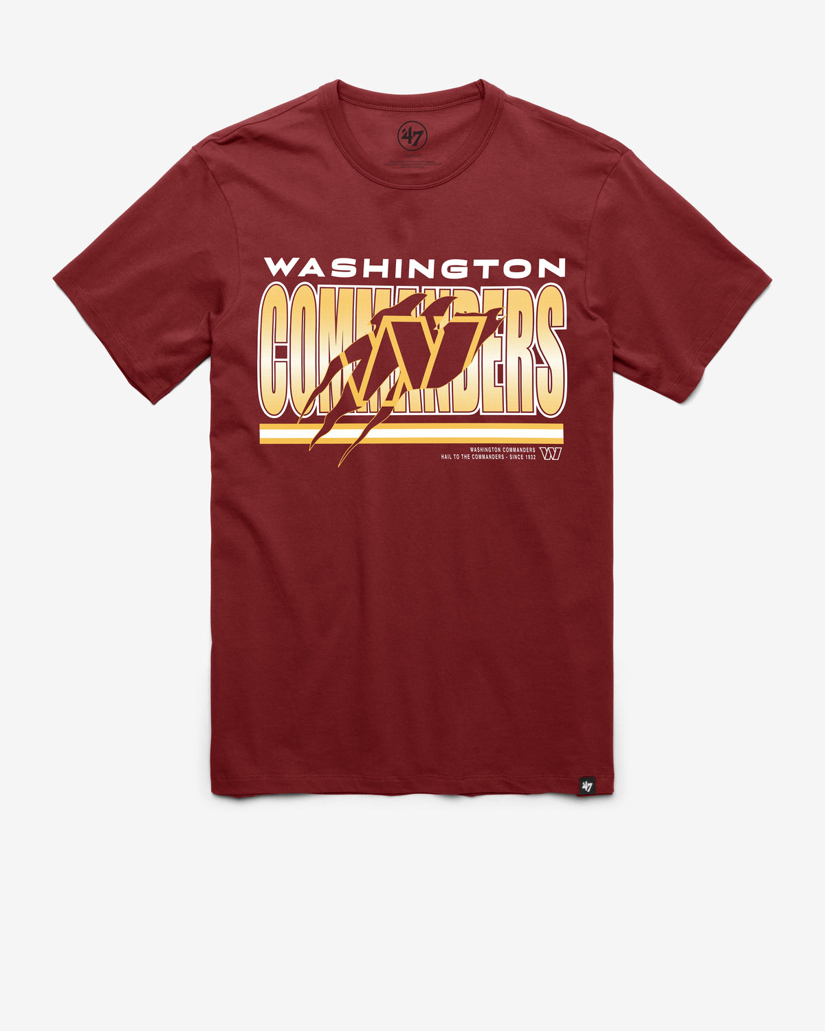 WASHINGTON COMMANDERS TEAM THUNDER RIP '47 FRANKLIN TEE