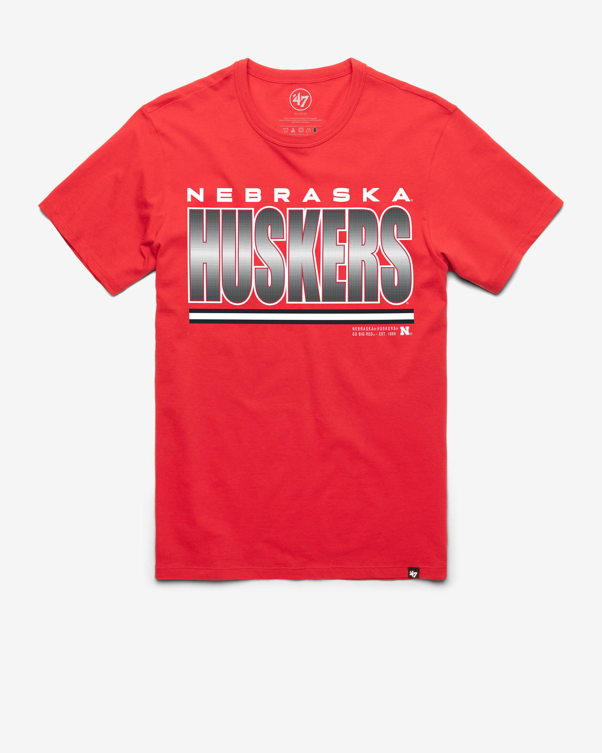 NEBRASKA CORNHUSKERS THUNDER RIP '47 FRANKLIN TEE